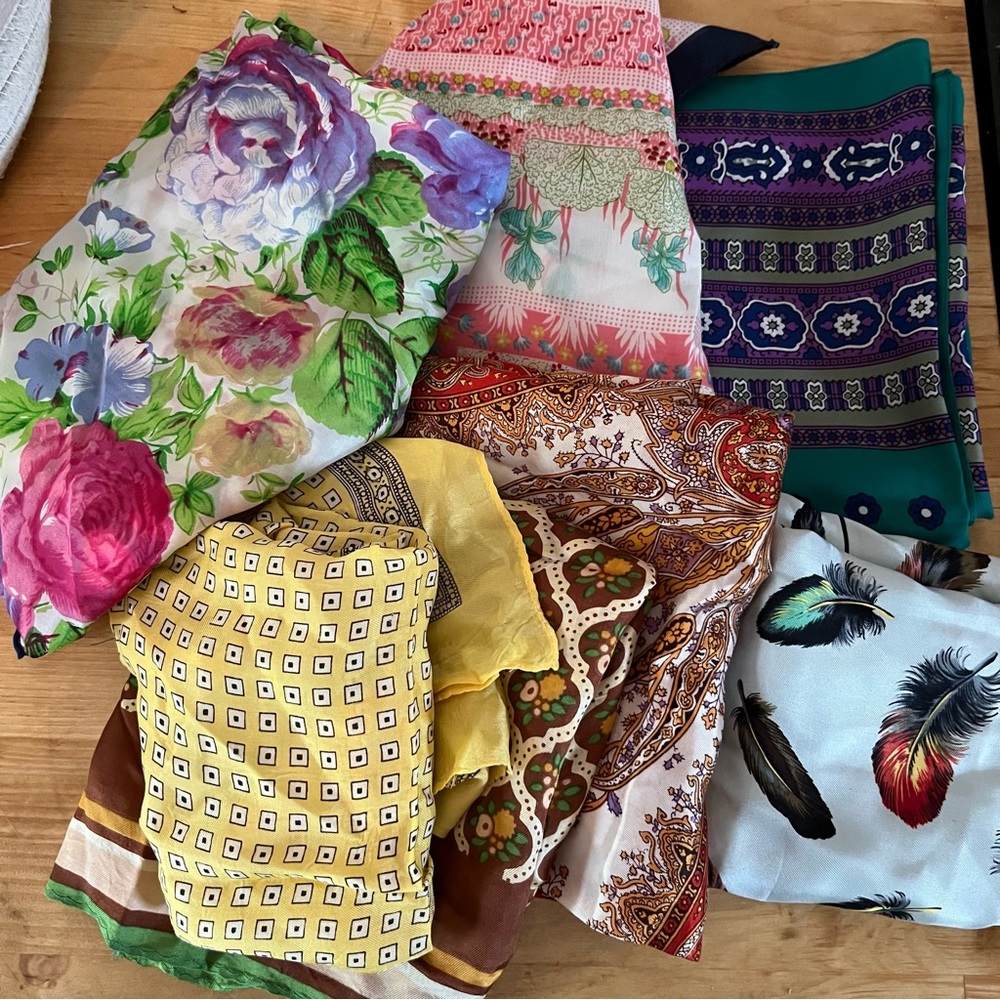 Vintage Scarves - Lot of 7